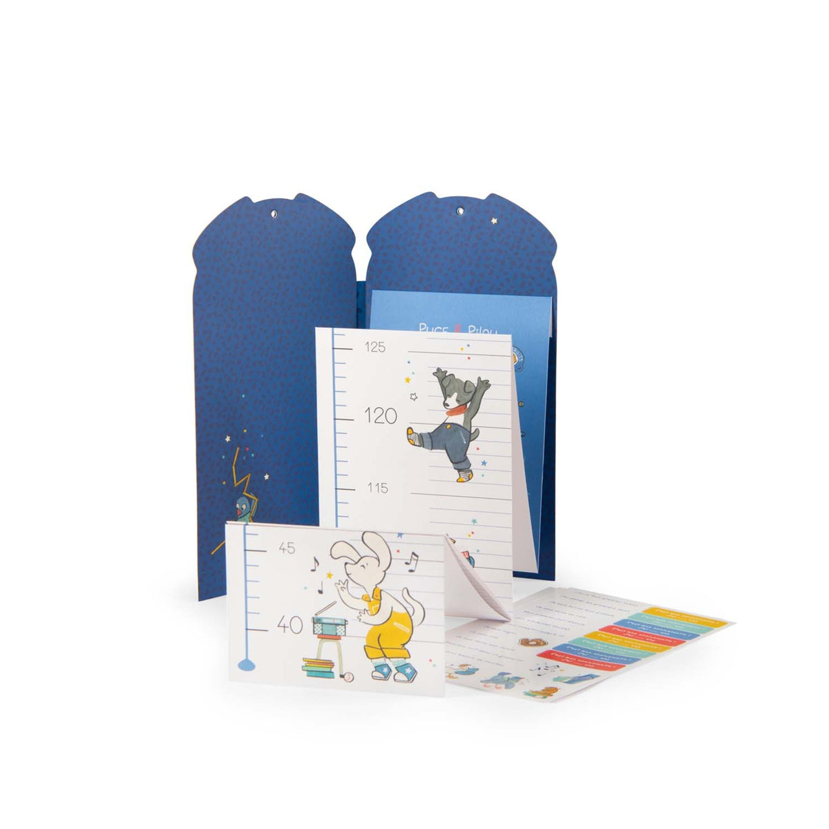 Puce and Pilou Notebook Ruler