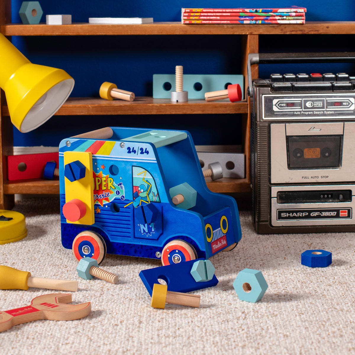 Camião de Bricolage Puce e Pilou