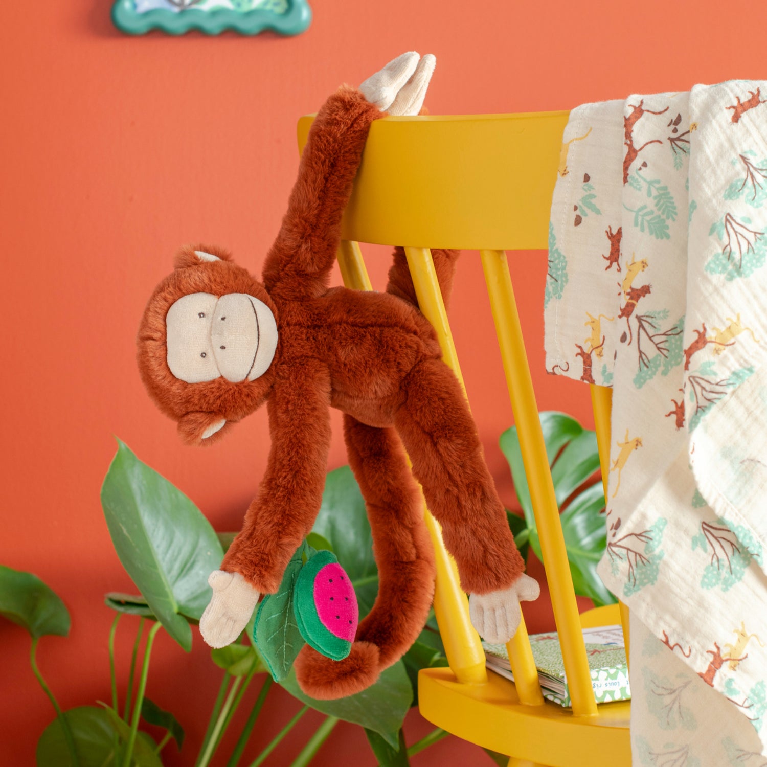 Mochica Monkey Activity Plush Toy