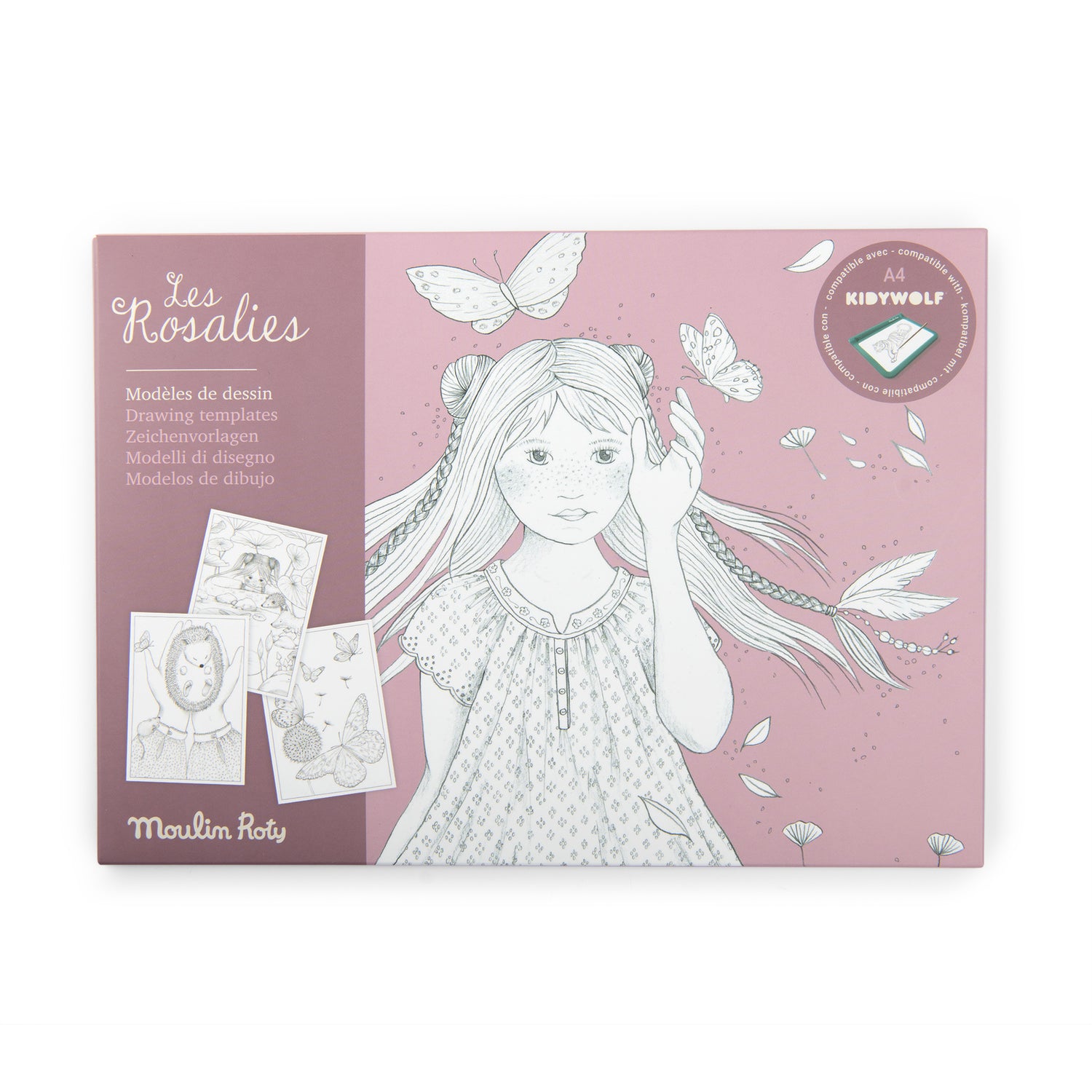 Set of 24 Kidywolf Les Rosalies Drawings
