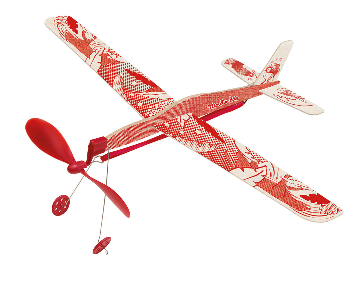 Planador com Elásticos Vermelho