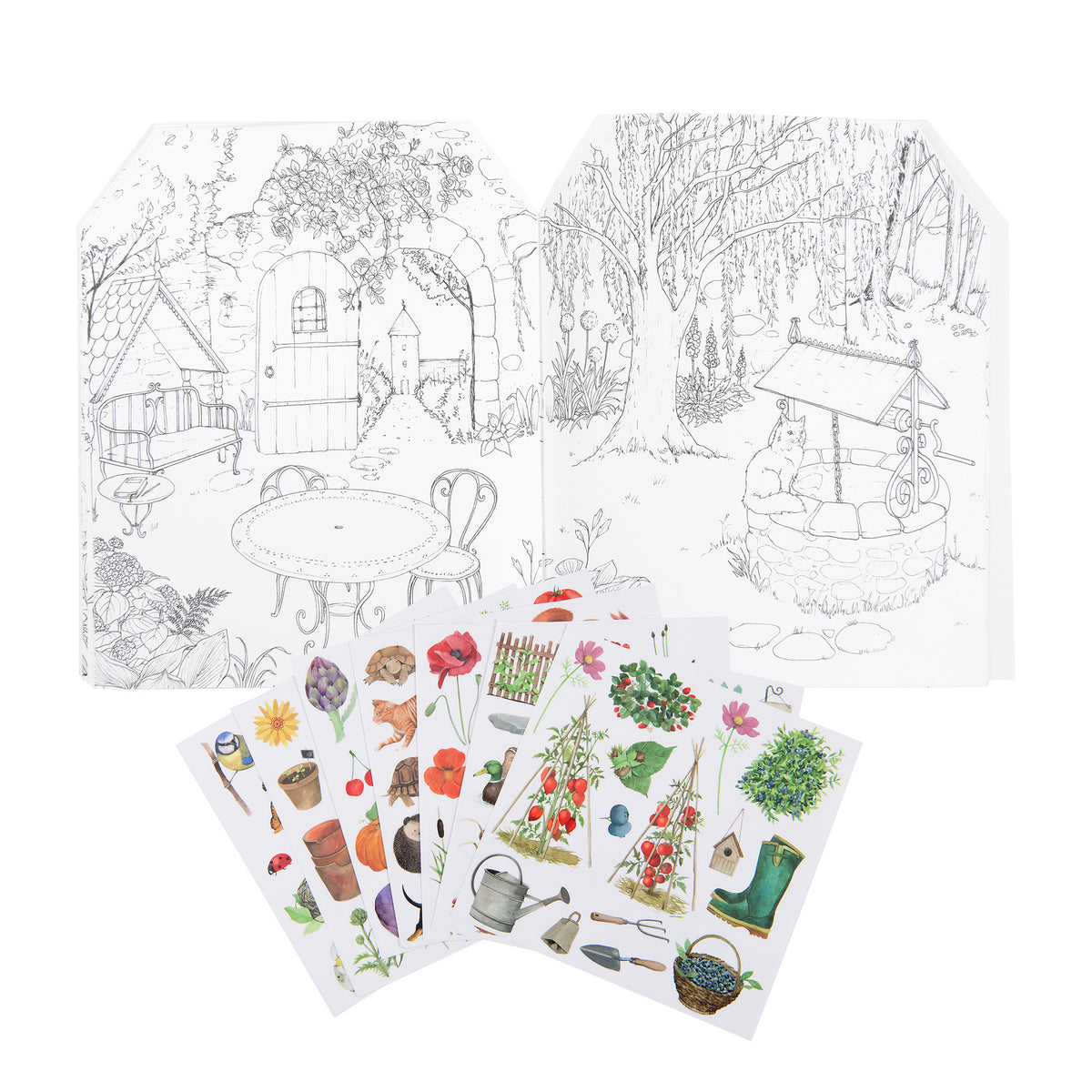 The Gardener Sticker Colouring Book