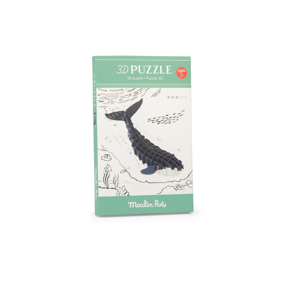 Puzzle 3D Baleia