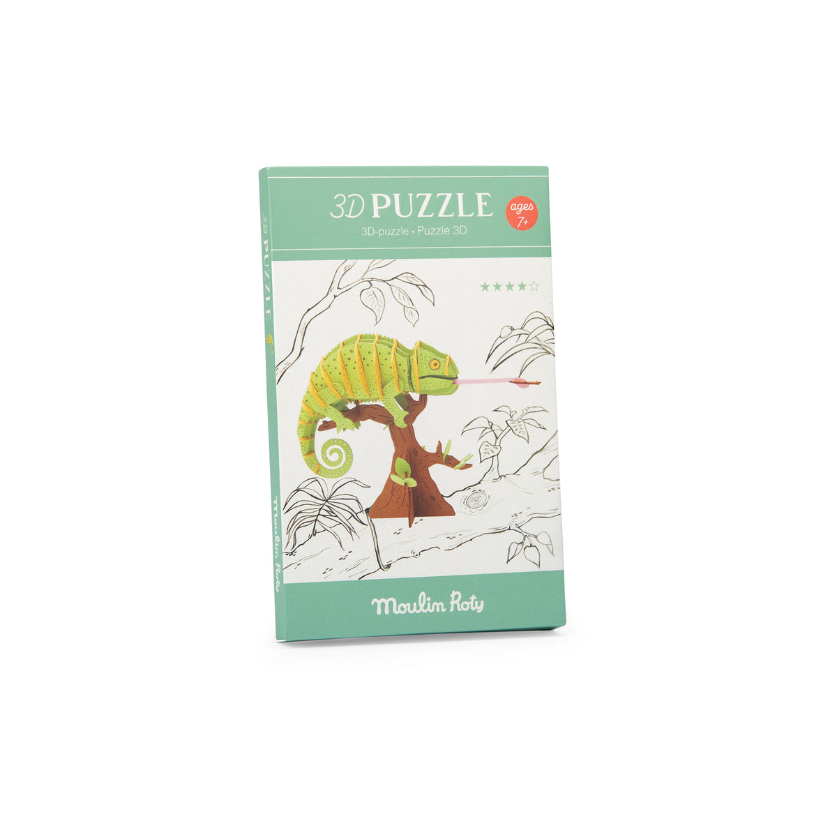 Puzzle 3D Camaleão