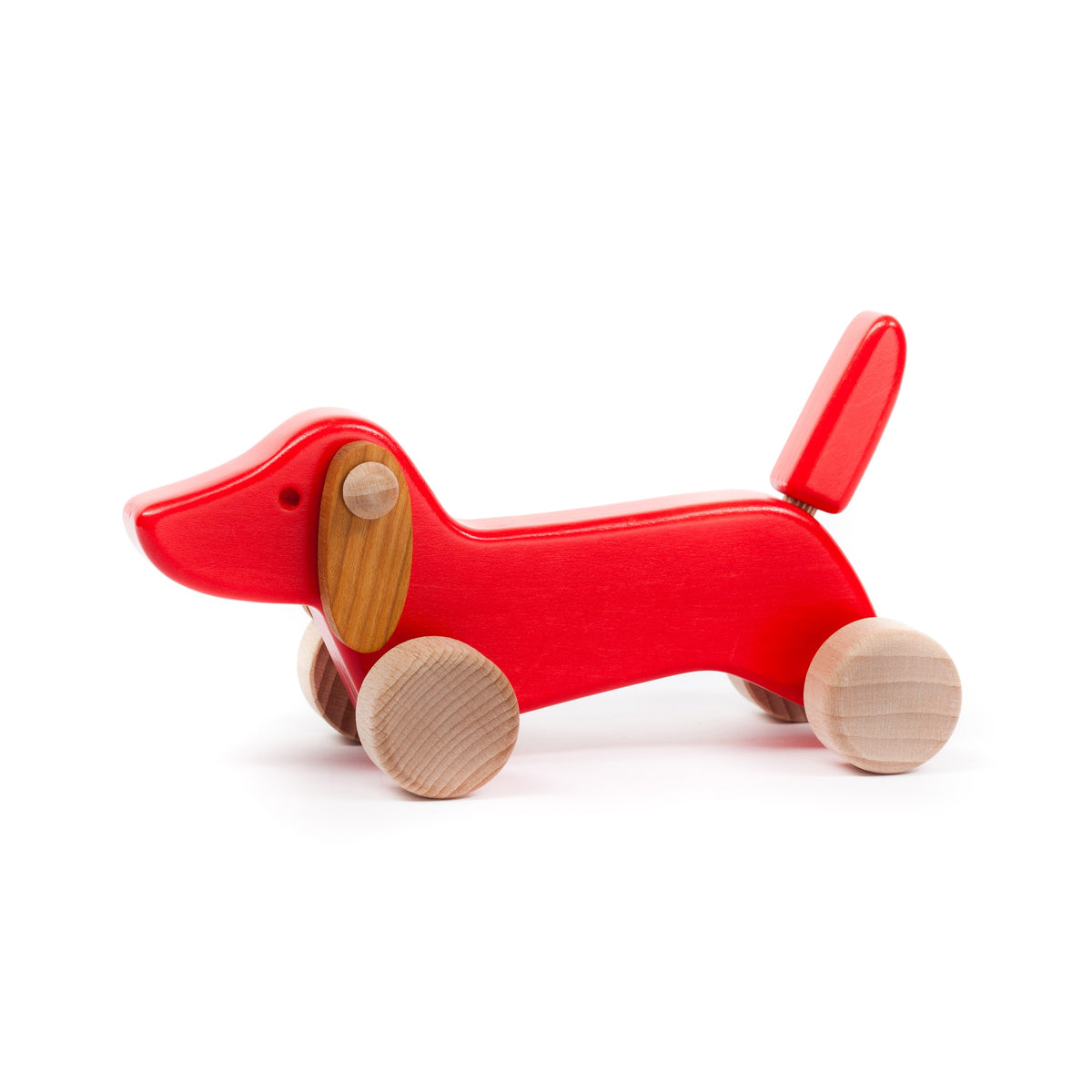 Cão Vermelho com Rodas