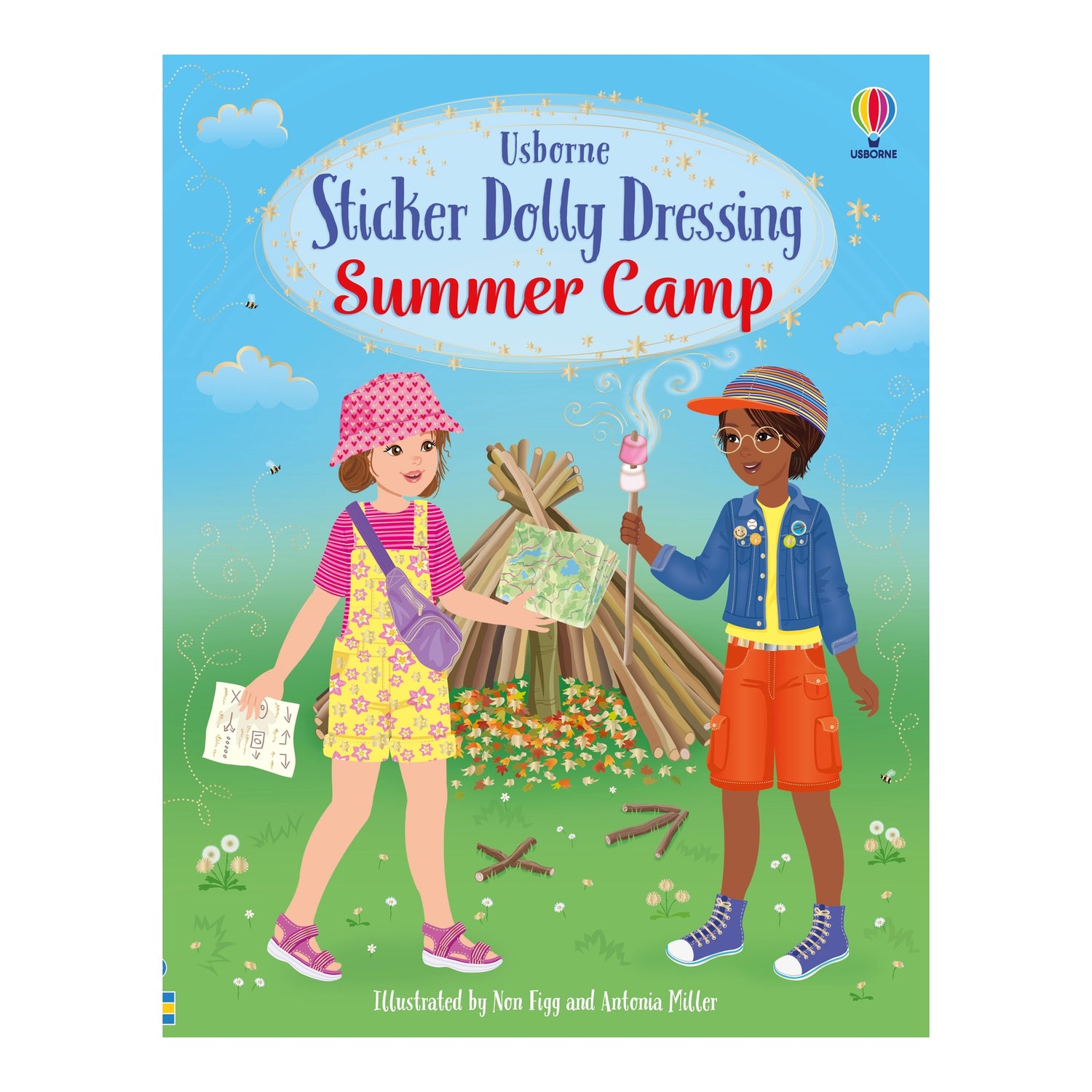 Sticker Dolly Dressing Summer Camp