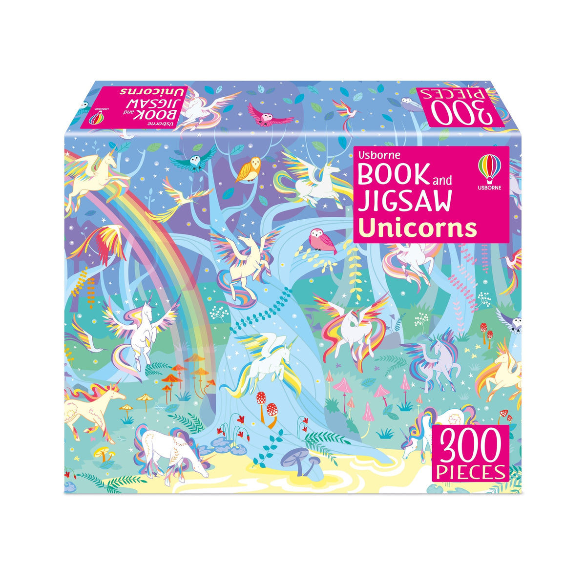 Unicorns 300-piece Puzzle and Book