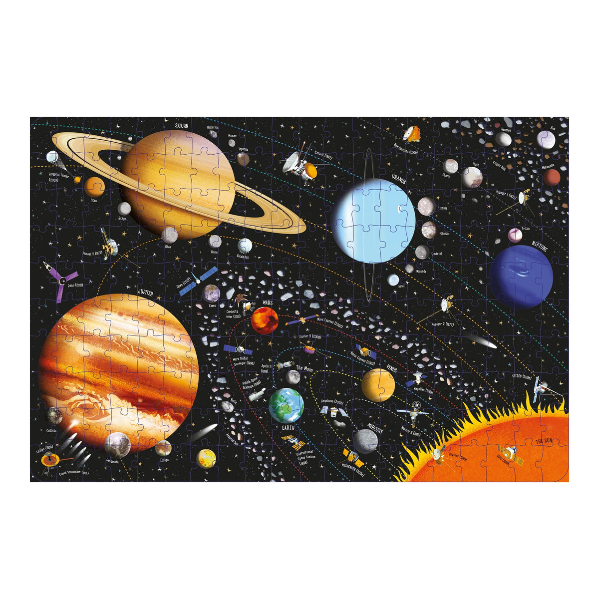 Solar System Puzzle and Book 300 pieces