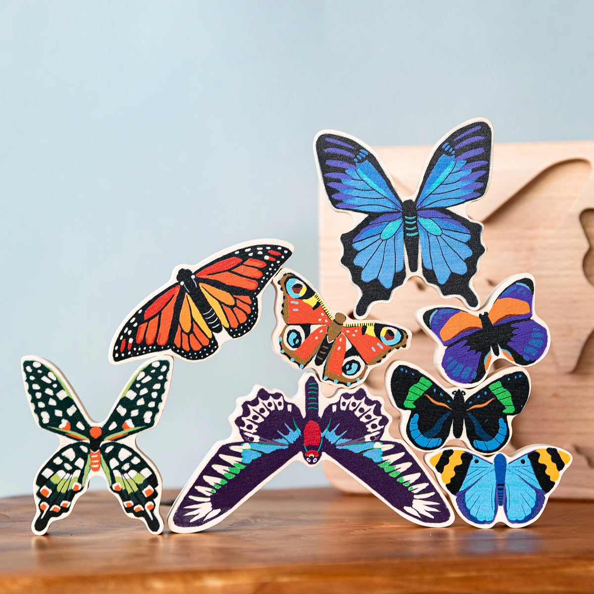 Puzzle de Encaixe Borboletas