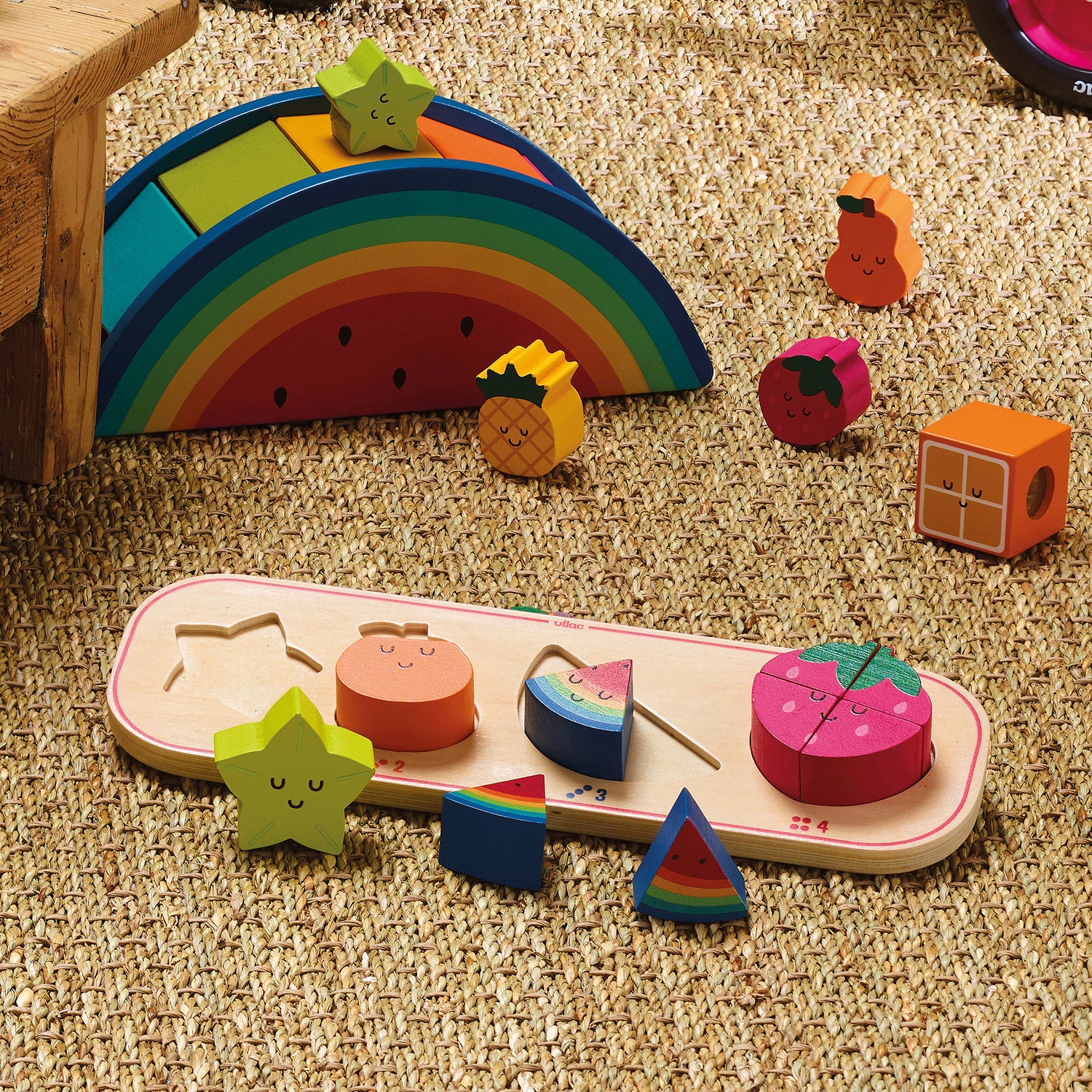 Puzzle Encaixe de Futas