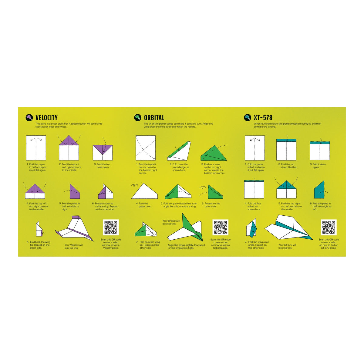 100 Superplanes to Fold and Fly