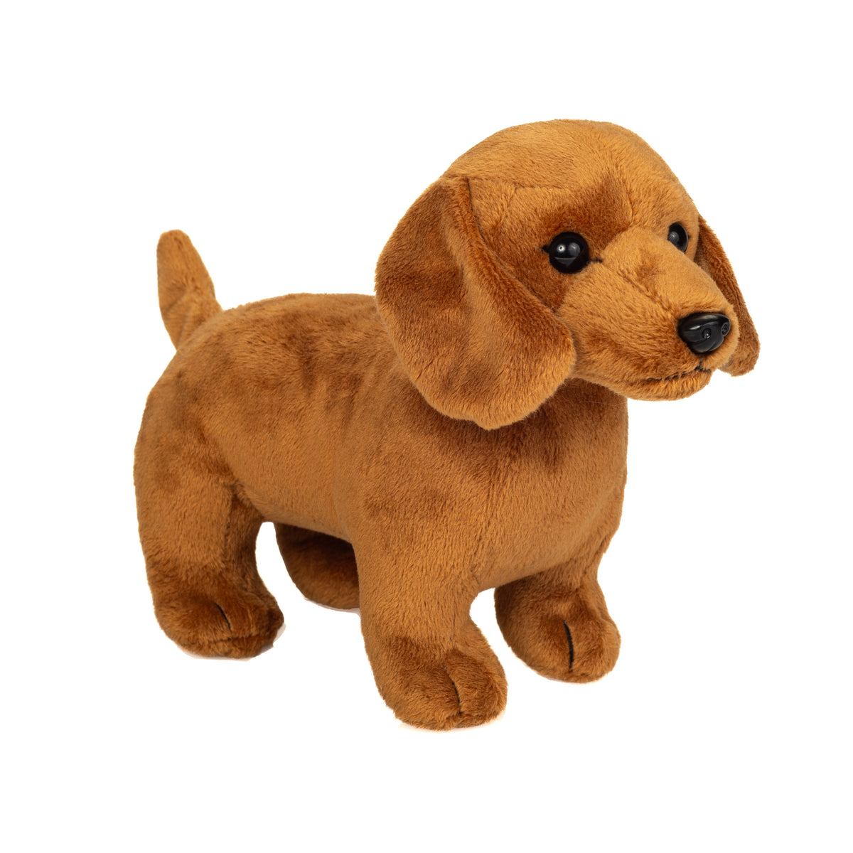 Peluche Cão Salsicha Bege