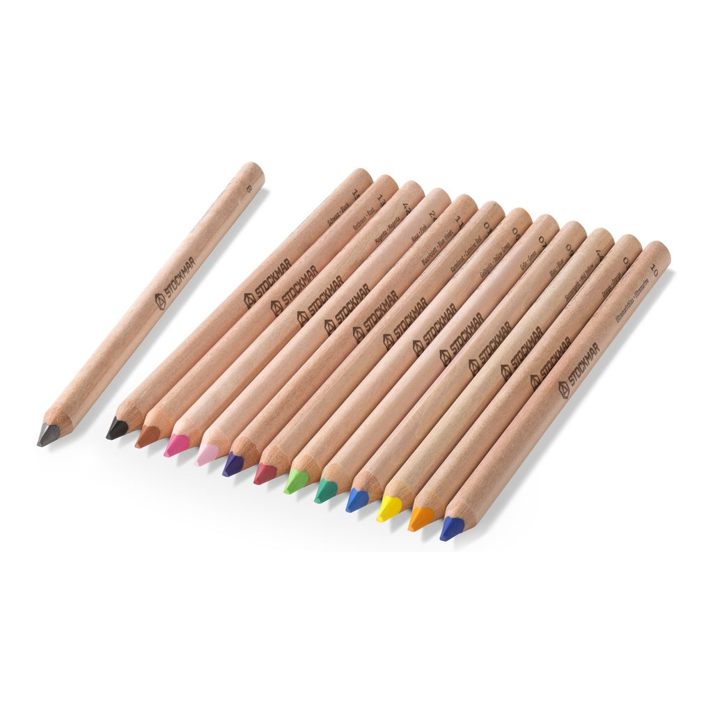 Caixa de 12 Lápis de Cor Gigantes