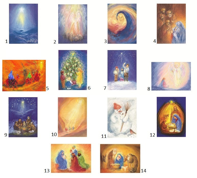 Postais Natal Marjan van Zeyl